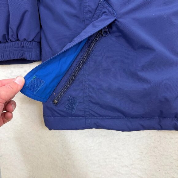 VINTAGE LL Bean Women's Blue Puffer Jacket Penobscot Parka Down Ski Coat PM - Picture 9 of 11